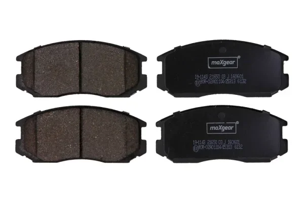 Sada brzdových destiček, kotoučová brzda MAXGEAR 19-1143