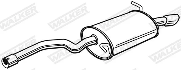 Zadni tlumic vyfuku WALKER 22916