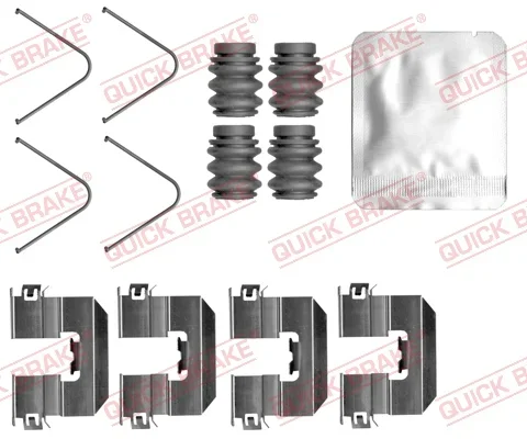 Sada příslušenství, obložení kotoučové brzdy QUICK BRAKE 109-0165
