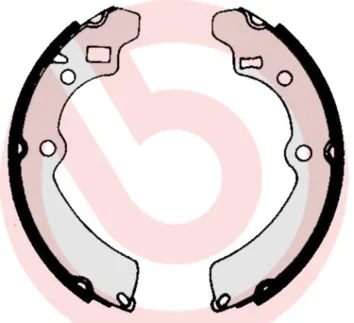Sada brzdových čelistí BREMBO S79512