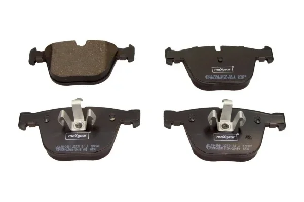 Sada brzdových destiček, kotoučová brzda MAXGEAR 19-2961