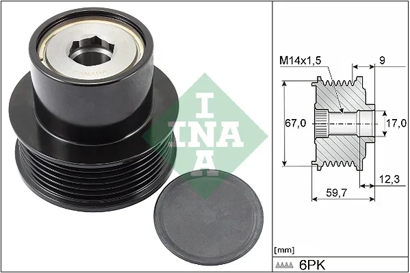 Předstihová spojka Schaeffler INA 535028810