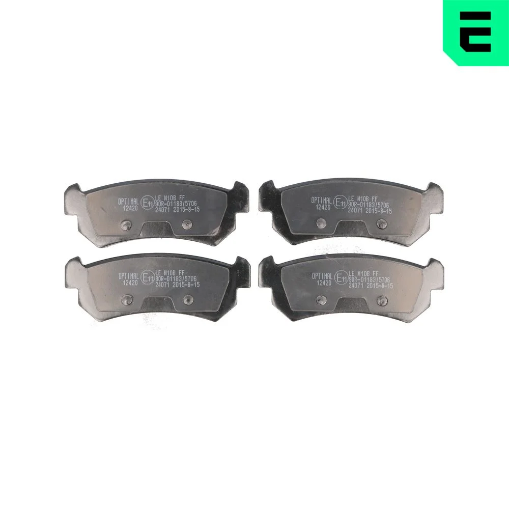 Sada brzdových destiček, kotoučová brzda OPTIMAL BP-12420 Sada brzdových destiček, kotoučová brzda OPTIMAL BP-12420