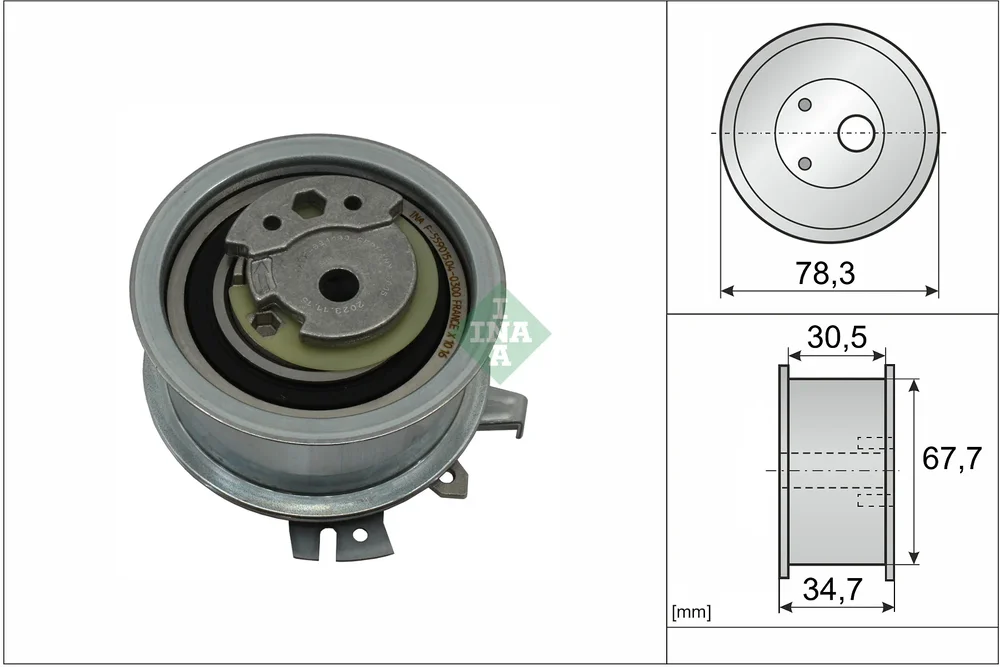 Napínací kladka, ozubený řemen Schaeffler INA 531056530