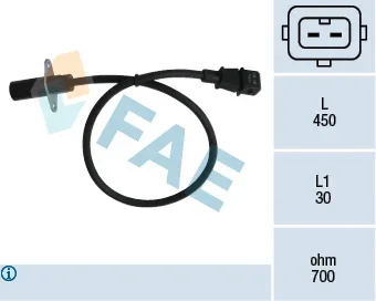 Snímač počtu otáček, řízení motoru FAE 79001 Snímač počtu otáček, řízení motoru FAE 79001