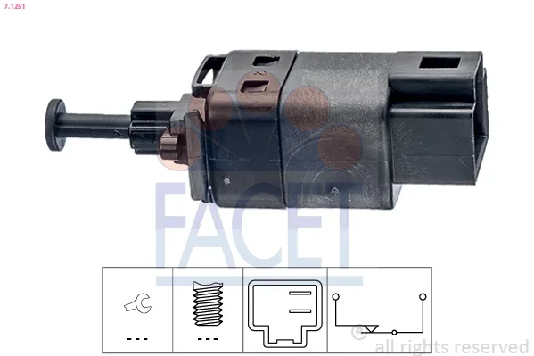 Spinac brzdoveho svetla FACET 7.1251 Spinac brzdoveho svetla FACET 7.1251