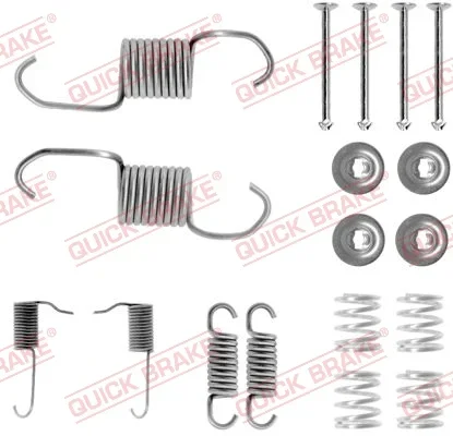 Sada příslušenství, brzdové čelisti QUICK BRAKE 105-0696 Sada příslušenství, brzdové čelisti QUICK BRAKE 105-0696