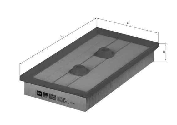 Vzduchový filtr KNECHT LX1643