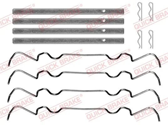 Sada prislusenstvi, oblozeni kotoucove brzdy QUICK BRAKE 109-0069