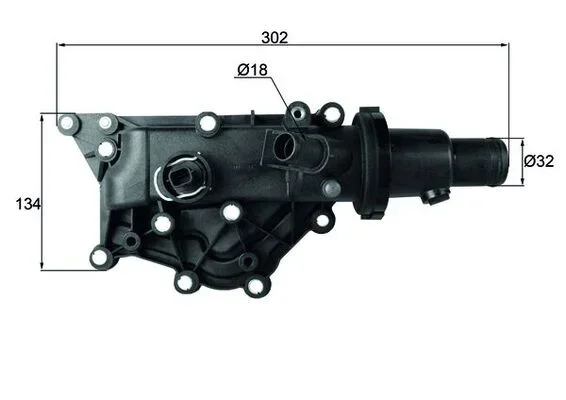 Termostat, chladivo MAHLE TH5989 – OE 8200700092