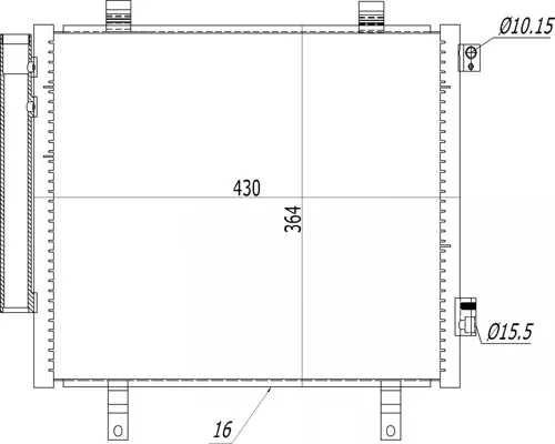 CHLADIČ DO KLIMAT.ALTO 1.0 09- HART 623853