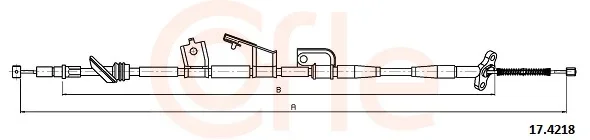 Tazne lanko, parkovaci brzda COFLE 17.4218 – OE 47510S5A043