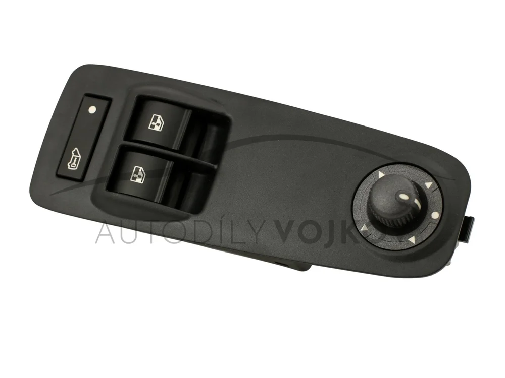 Tlačítka ovládání oken levé + lock + joystick černé, černý konektor v:31830