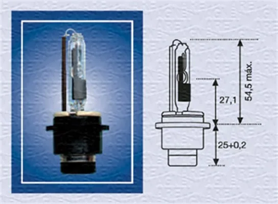 Zarovka, hlavni svetlomet MAGNETI MARELLI 002542100000
