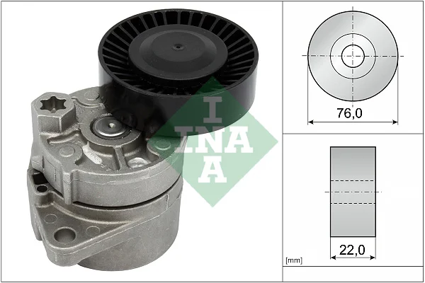 Napinaci rameno, zebrovany klinovy remen Schaeffler INA 534001810 Napinaci rameno, zebrovany klinovy remen Schaeffler INA 534001810