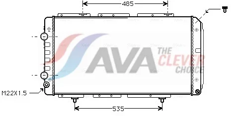 Chladič, chlazení motoru AVA Clever Choice PE2150 Chladič, chlazení motoru AVA Clever Choice PE2150