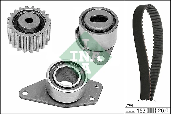 ozubení,sada rozvodového řemene Schaeffler INA 530003810