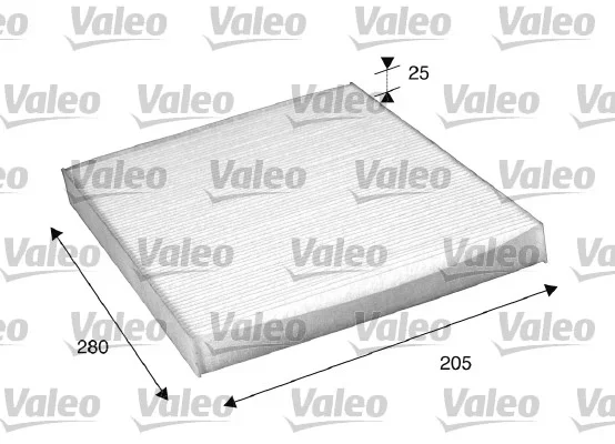 Filtr, vzduch v interiéru VALEO 698885