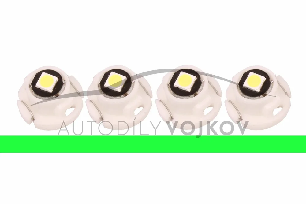 Žárovka LED T4.7 zelená sada 4ks v:64307