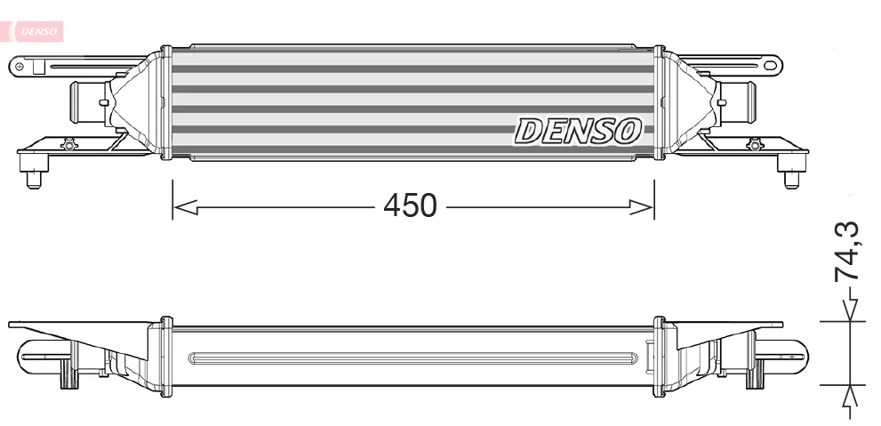 Chladič turba DENSO DIT01007 – OE 50540161 Chladič turba DENSO DIT01007 – OE 50540161