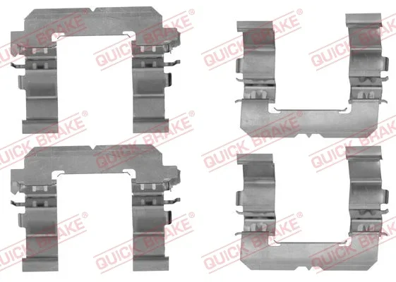 Sada prislusenstvi, oblozeni kotoucove brzdy QUICK BRAKE 109-1756