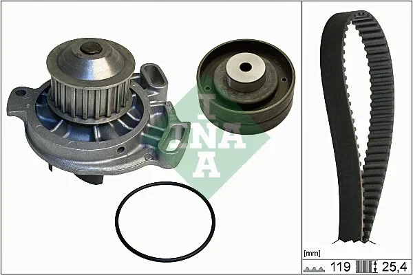 Vodni pumpa + sada ozubeneho remene Schaeffler INA 530015230