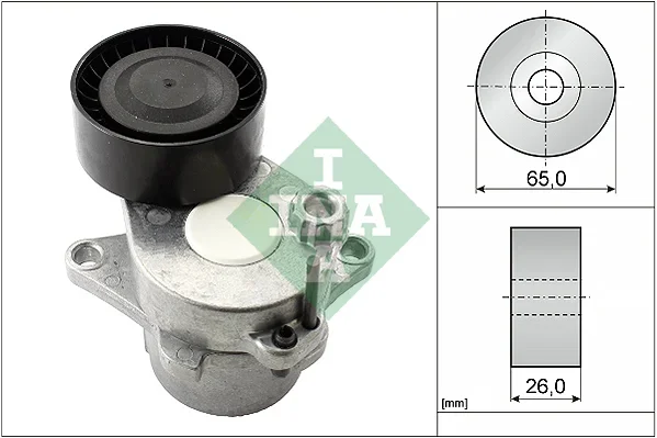 Napinaci rameno, zebrovany klinovy remen Schaeffler INA 534061110 Napinaci rameno, zebrovany klinovy remen Schaeffler INA 534061110
