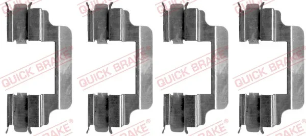 Sada prislusenstvi, oblozeni kotoucove brzdy QUICK BRAKE 109-1231