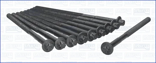 Sada sroubu pro hlavy valcu AJUSA 81034500 – OE A1660160369 Sada sroubu pro hlavy valcu AJUSA 81034500 – OE A1660160369