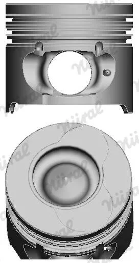 Píst NÜRAL 87-123407-10 Píst NÜRAL 87-123407-10