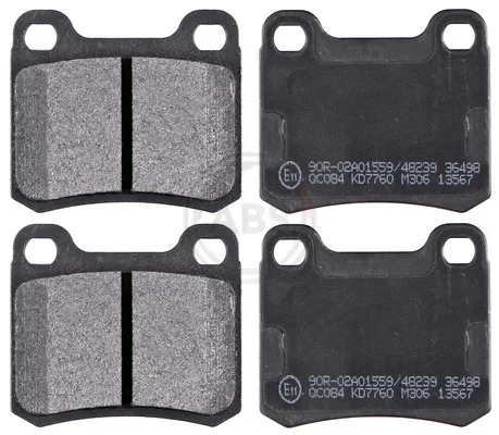 Sada brzdových destiček, kotoučová brzda A.B.S. 36498 Sada brzdových destiček, kotoučová brzda A.B.S. 36498